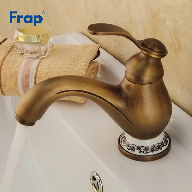 Frap العتيقة النحاس الطابق جبل حوض للحمام الحنفيات الحنفية الغرور أحواض من الزجاج خلاط واحد صنبور Torneira تفعل Banheiro هل Y10071 Frap العتيقة النحاس الطابق جبل حوض للحمام الحنفيات الحنفية الغرور أحواض من الزجاج خلاط واحد صنبور Torneira تفعل Banheiro هل Y10071