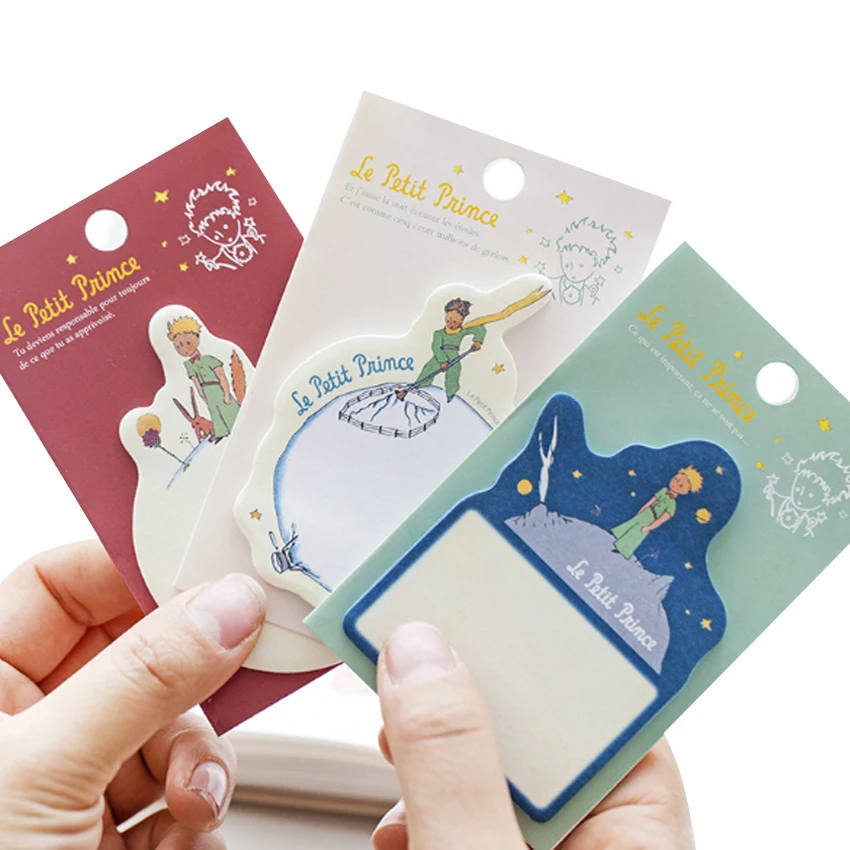 

1pack/lot Kawaii The Little Prince Memo Pad Sticky Notes Paper Sticker Notepad Kawaii Office School Supplies