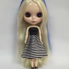 Обнаженная кукла blyth, Смешанная кукла для волос, подходит для DIY игрушка BJD для девочек