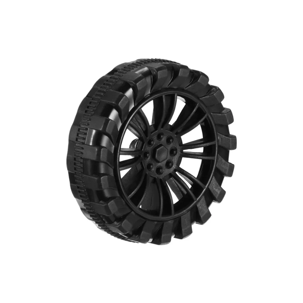 Uxcell 1pcs 2mm Inner Hole 45x12mm Green Black Blue Rubber RC Remote Control Airplane DIY Assessories Toy Car Wheel