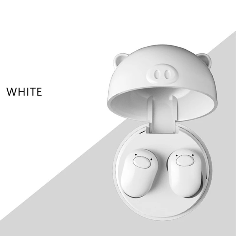 Белый Беспроводные bluetooth-наушники для samsung Galaxy J4, J6, J, 4, 6 Plus+ чехол, милые наушники-вкладыши, наушники и зарядное устройство - Цвет: Белый