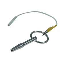 For DIY electric shock urethral sound electro stimulation catheter penis plug dilator clitoris massager medical themed sex toys