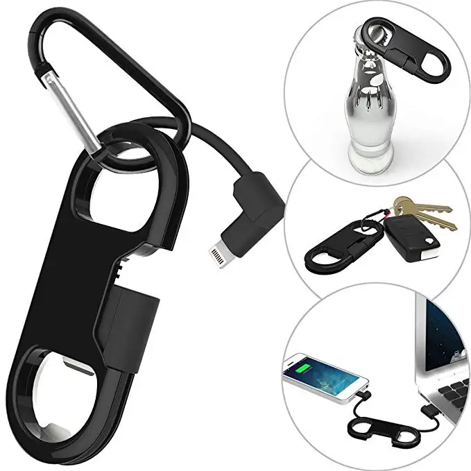 Slingifts портативный многофункциональный брелок открывашка для бутылок USB зарядный