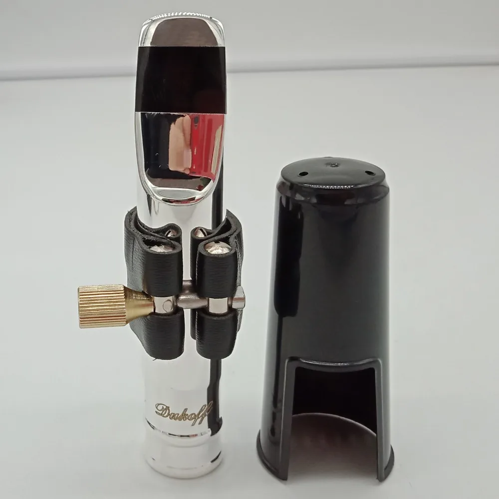 

New Bobby Dukoff Professional Tenor Soprano Alto Saxophone Metal Mouthpiece Sax Mouth Silver Plated Pieces Accessories 56789