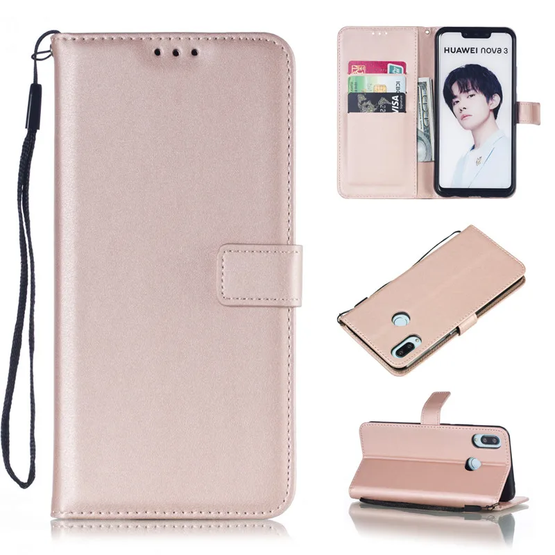 Flip Case For Huawei P Smart Plus 6.3 inch Case For Huawei Nova 3i Cover Wallet Leather Case Fundas For P Smart Plus Nova 3i  (8)