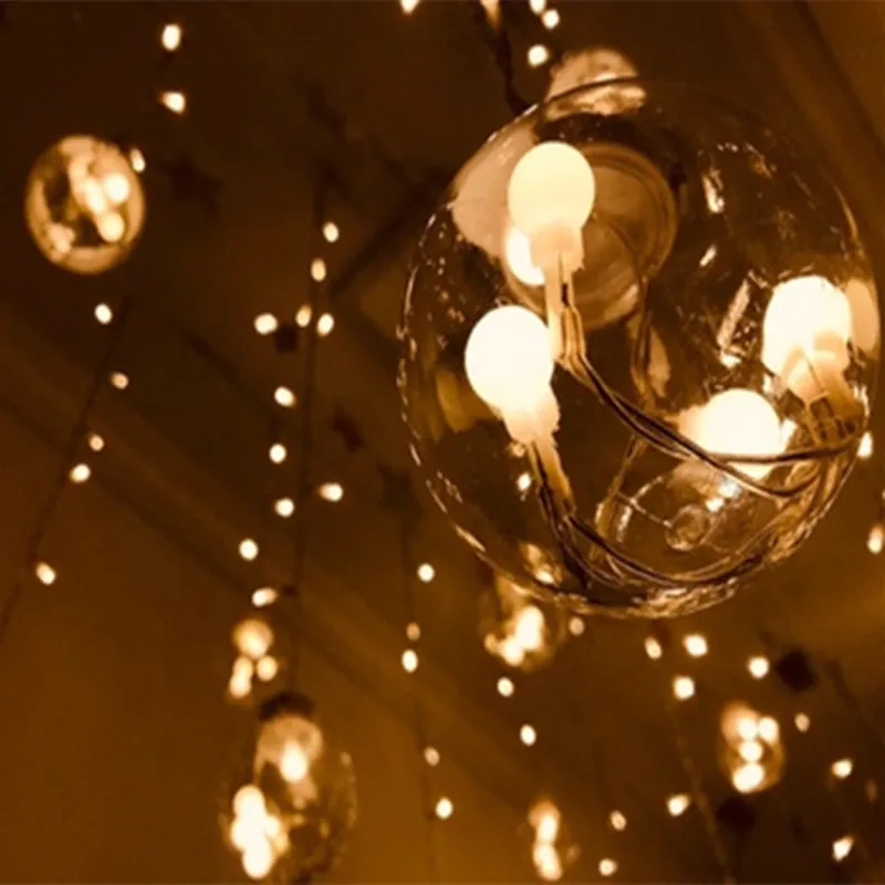 

New 3M 5M 10M Fairy Garland LED Ball String Lights Waterproof For Christmas Tree Wedding Home Indoor Decoration USB 5V Powered