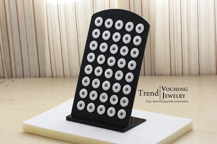Vocheng прозрачный черный акрил кнопки Подставки Дисплей Съемная набор 5.3 ''* 8.7'' 18 мм имбирь защелками vn-457free доставка