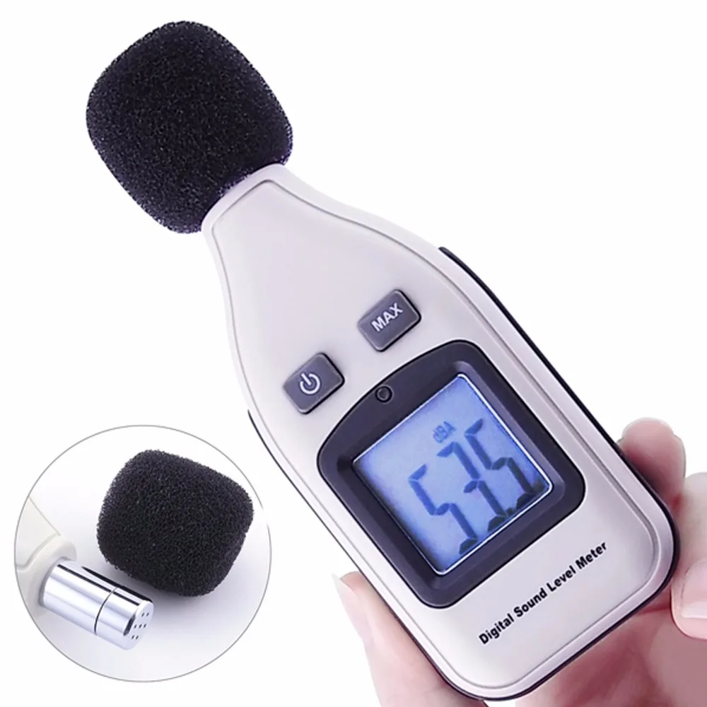 

Mini Sound Noise Level Meter 30~130dBA Decibel Pressure Monitor Vehicle Car Factory Noise Tester