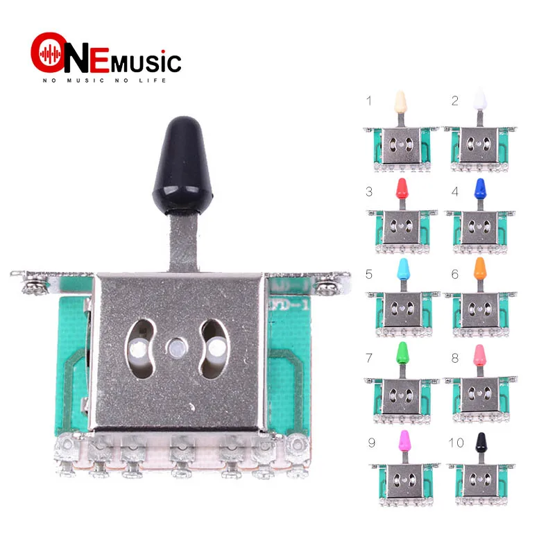 Multi Color 5 Way Selector Electric Guitar Pickup Switches Guitar