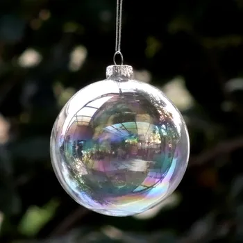 

Diameter=20cm 8pcs/pack Pearl-Lustre Glass Globe Christmas Day Glass Ball Decoration Handmade Glassware Lamp Blown Making Craft
