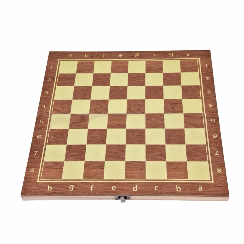 1 комплект портативный складной деревянный набор с шахматной доской складная деревянная шахматная доска игровой Международный шахматный набор для семейных мероприятий Вечерние