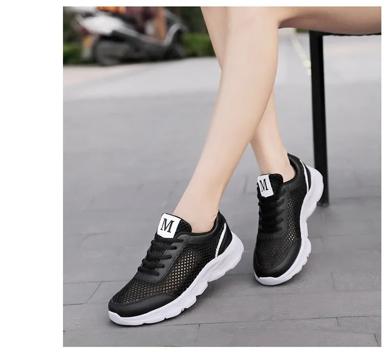 QJ 916-2019 Breathable Women Summer Shoes Mesh Woman Sneakers-10