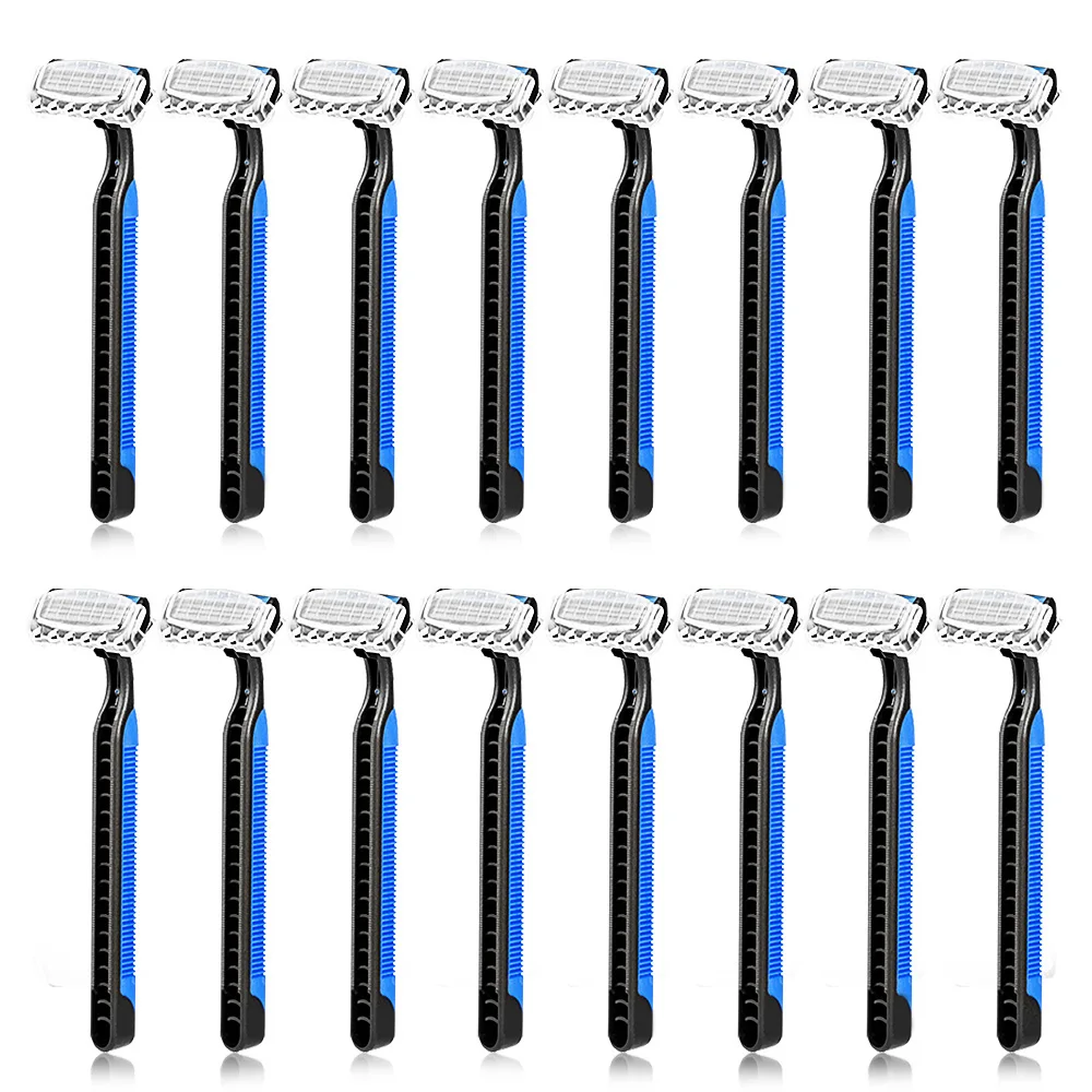 

KL - 16L Disposable Razors Men Hotel Three-layer Blade Manual Shavers 16pcs