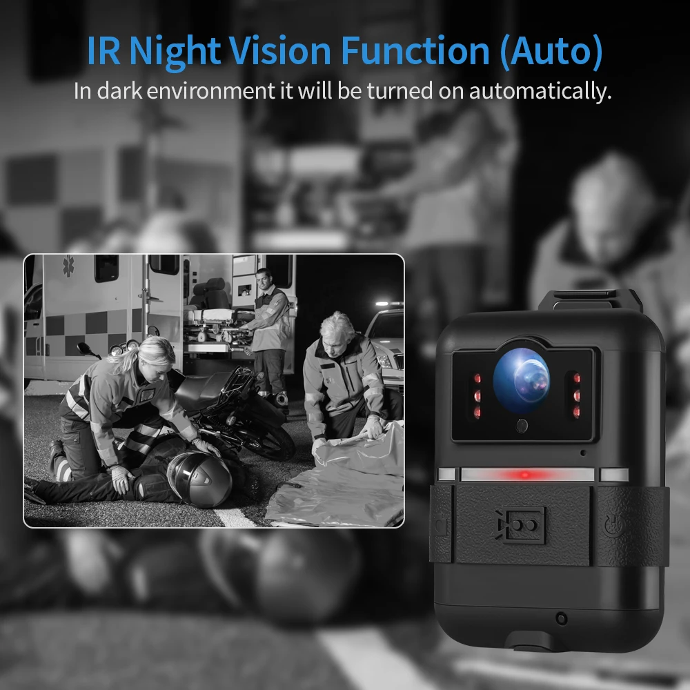  BOBLOV WN11 Wifi IR Night Vision Body Worn Camera 140 Degree 32GB Record Video Security Pocket Poli