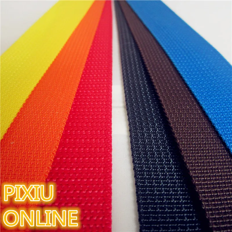 

1PCS YT693 Wide 38 mm Length 1 meter Multicolor Polypropylene Fiber Ribbon Bundle Ribbon Backpack Belt Nylon Tape