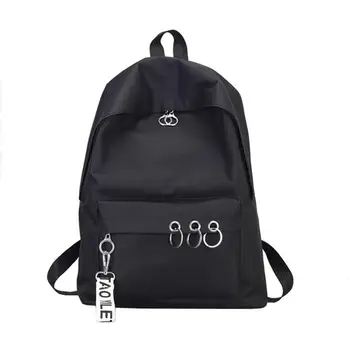 

Maison Fabre Women Backpack Fashion Ring Polyester Teenage Backpacks for Girls Women Backpack 2017 Fashion Korean Mochila 12.14