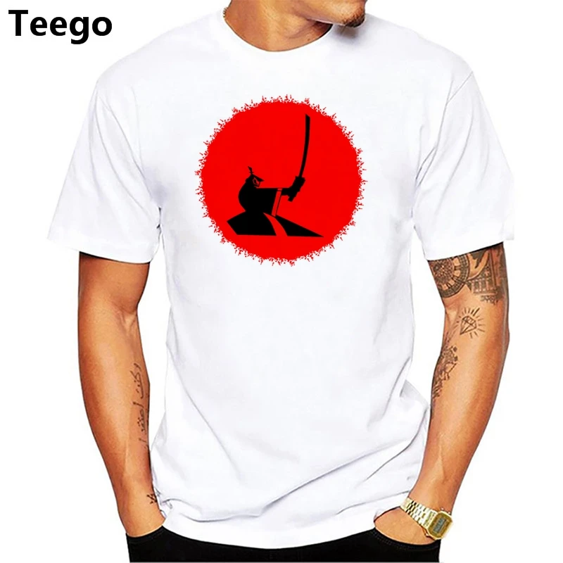 Мандалорская футболка с Самураем летние Звездные войны Акира футболки Куросава Модные топы с короткими рукавами футболка в стиле хип-хоп - Цвет: pn2980