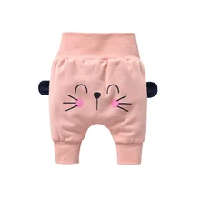 Orangemom/Детские зимние утепленные штаны для новорожденных дизайнерские Хлопковые Штаны с высокой талией для детей 0-3 лет повседневные штаны для девочек