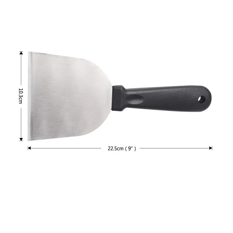 OBRKING Stainless Steel Pizza Peel Transfer Shovel Tray Moving Plate Cake Lifter DIY Cookie Spatula Scraper Cake Baking Supplies