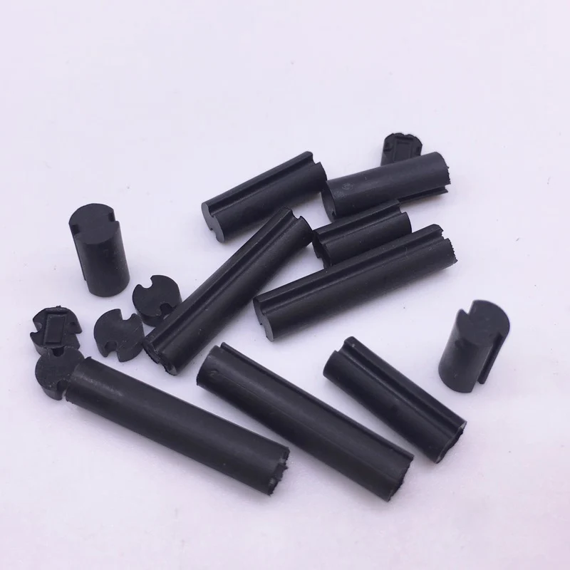 

4x3 LED Spacer Support Hood PCB Board Mount Hardware Double Slot Black Pack 1000