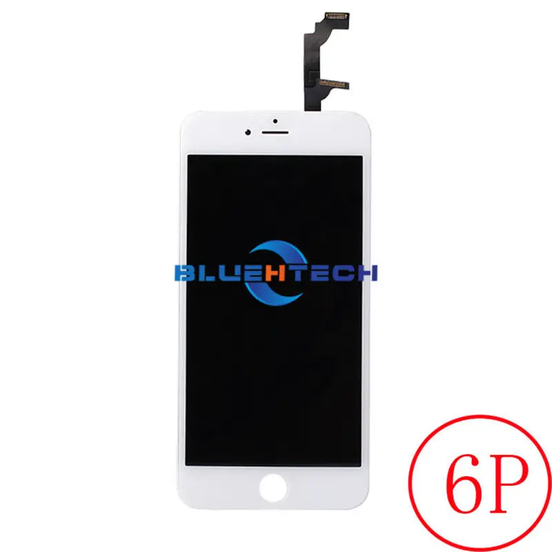

50PCS/LOT Black White LCD Replacement Screen For Iphone 6 Plus LCD Display Touch Screen Digitizer Assembly Free Shipping for DHL