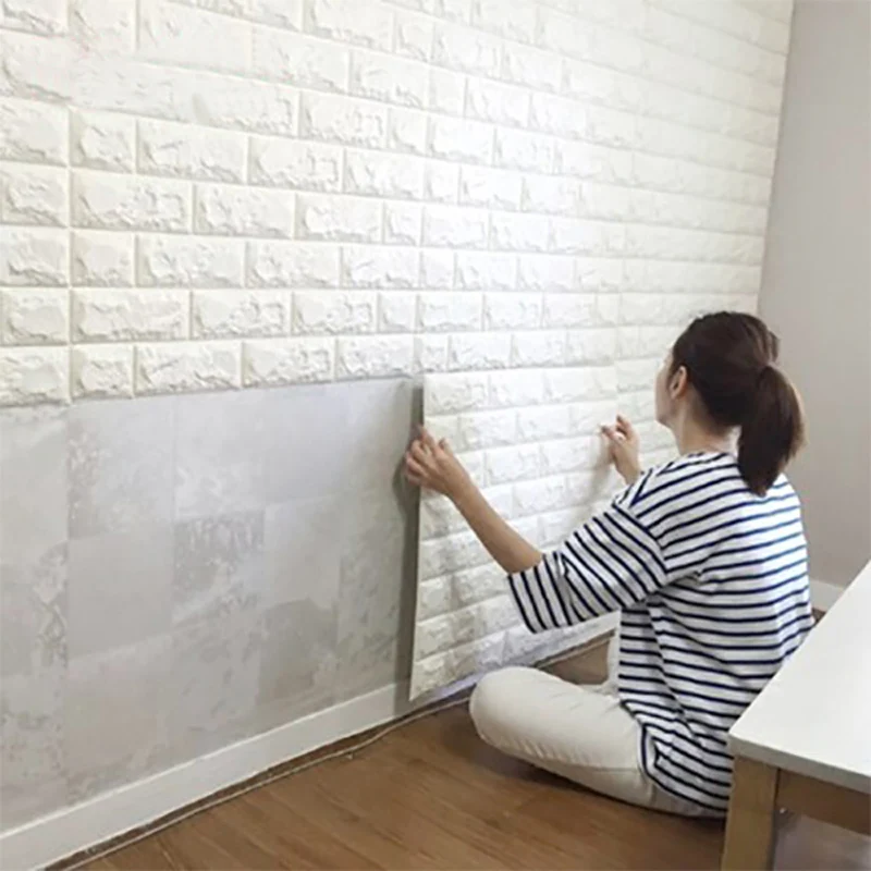 2 6ft x 2 3ft peel and stick 3d wall panels for tv walls sofa