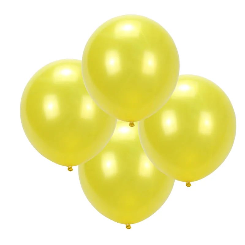 12 дюймов прозрачный воздушный шар из латекса шары для свадебного декора магические реквизиты 12 шт. гелиевые Прозрачные Шары вечерние и праздничные принадлежности - Цвет: Цвет: желтый