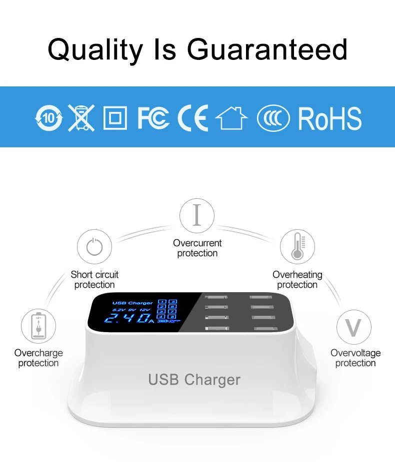 Quick Charge USB Charger iPhone Xiaomi Samsung OPPO usb adapter  (10)