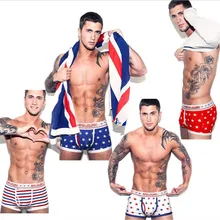 4 шт./лот, брендовые качественные хлопковые мужские боксеры, шорты, удобное мужское белье, сексуальные боксеры, мужское нижнее белье