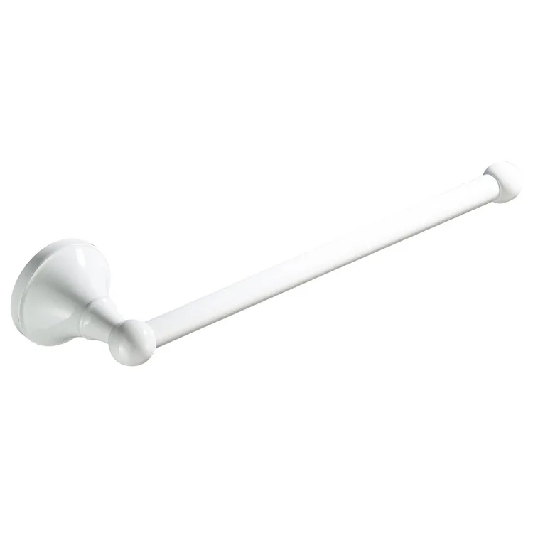 

White simple towel bar 29cm wall hanging baking white paint short towel rack bathroom hardware product wall mounted towel holder