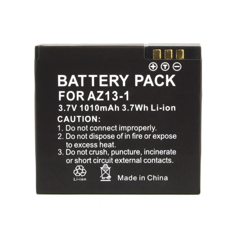 SANGER Dual USB зарядное устройство для Xiaomi Xiao Yi Спортивная Экшн-камера 1010 мАч Зарядное устройство для Xiaomi Yi аксессуары для камеры - Цвет: Only Battery
