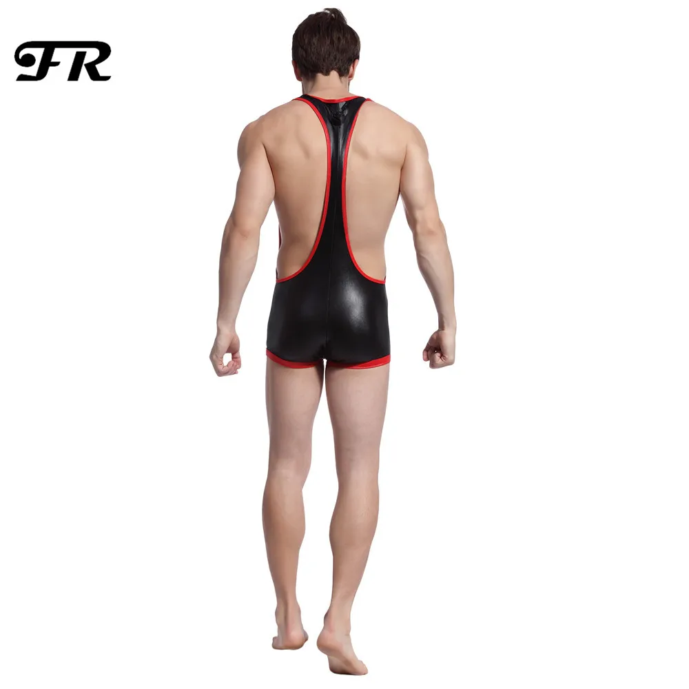 Нижнее белье из искусственной кожи для мужчин|wrestling singlet|wrestling wrestlingsinglet wrestling |