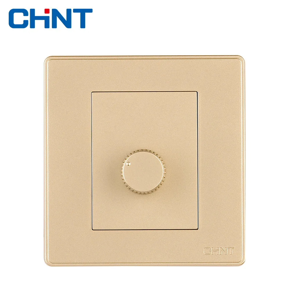 

CHINT Electric Wall Switch Socket NEW2D Light Champagne Gold Air Conditioning Switch