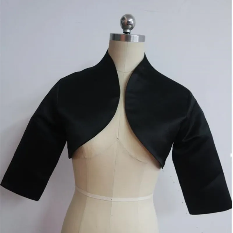 ruthshen Black Women Jacket Bridal Accessories Wedding Jackets / Bolero / Shrug Custom