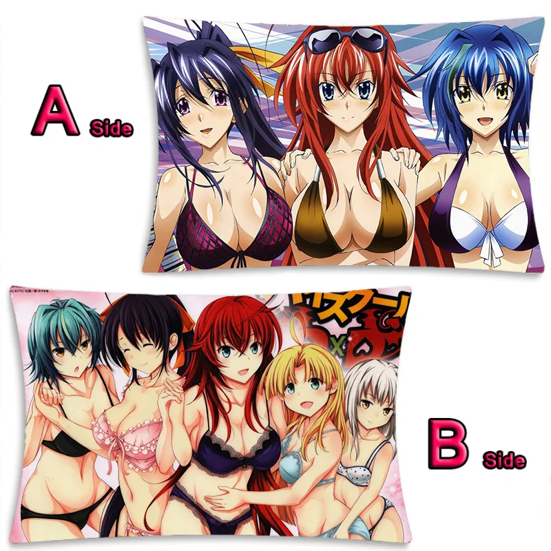 Аниме старшая школа DxD Hyoudou Issei Rias Gremory Yuuto Kiba обнимающая Подушка Чехол Otaku 2 стороны