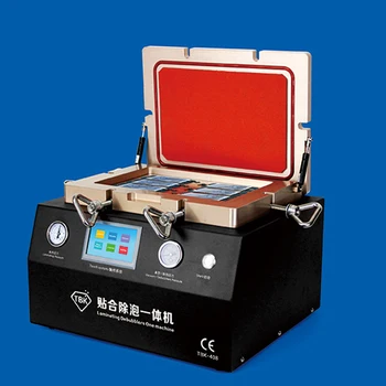 Cheap Vacuum Frame Laminating Machine Air Bubble Remover 2 In 1 LCD Touch Screen Repair Machine Bubble Removing Machine TBK408