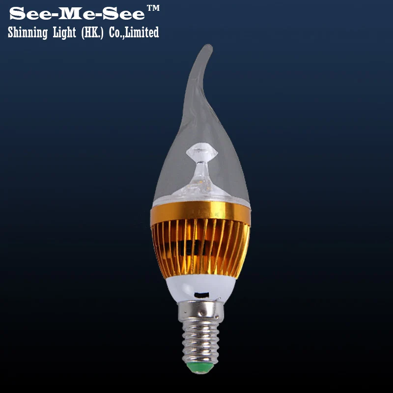 

SMQP-4-3B AC85-265V E14/E27 led Spotlight 3W Led Candle Light LED Bulb