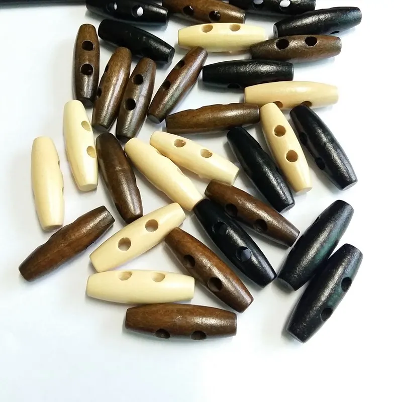 

30pcs 35mm Overcoat Button Mixed Wooden Buttons Handmade Letter Carved Fit Sewing and Decorative Scrapbooking Crafts