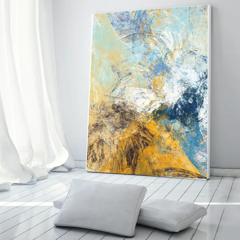 MICSUNNY Abstract Canvas Art Paintings Scandinavian Wall Picture For