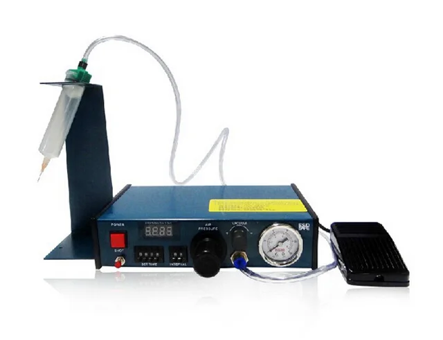 

Digital timed air dispenser Auto Glue Dispenser Solder Paste Liquid Controller Dropper 983A