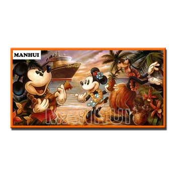 

New 3D Cross-stitch Embroidered Diamond 5d Diy Diamond Painting Cartoon picture Sticker Mosaic Diamond Gift Home Decor MH307