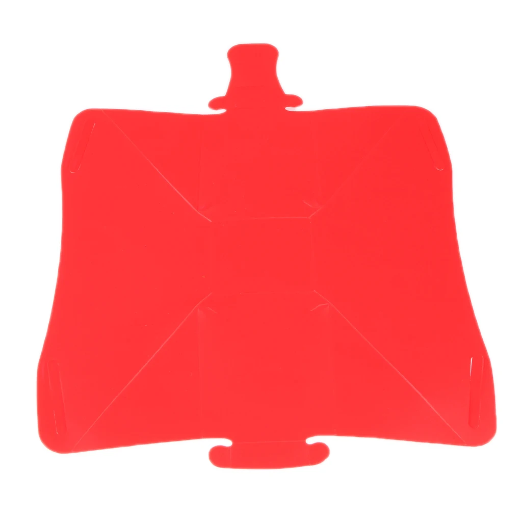 Foldable Camping Tableware Set Bowl Plate Cup Travel Kit Chopping Board Red Eco-friendly Outdoor Tablewares Travel Accessories