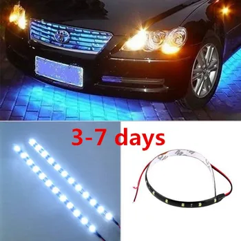 

Car LED Light 30cm 12V 15 LED Car Auto Motorcycle Waterproof Strip Lamp Flexible Light d18