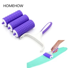 3 шт./лот помадка тиснение ролик пластиковая рамка силиконовый узор роликовые горшки алмазной формы украшения торта ленты прокатки инструменты