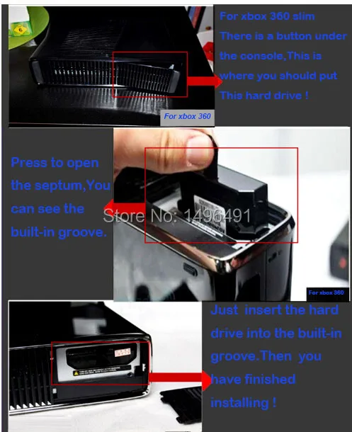 Hard drive for xbox 360 slim 05
