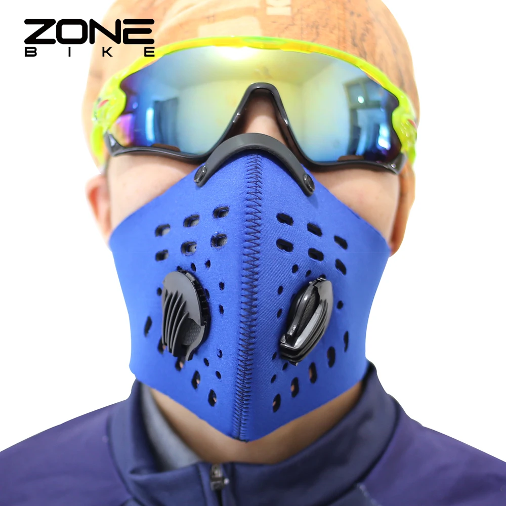 ZONEBIKE Anti PM2.5 Спортивная Пылезащитная велосипедная маска с фильтром нейлон