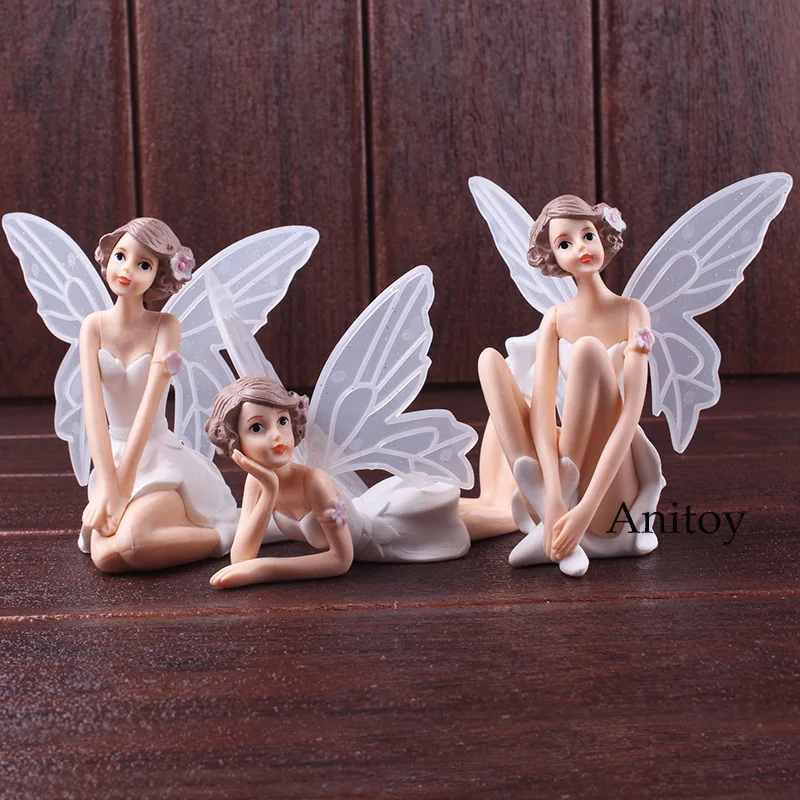 

Anime Angel Figures Flower Angel Desk Decoration PVC Action Figure Collectible Model Toy Girls Dolls 3pcs/set