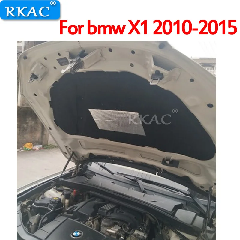 

RKAC 1 PCS for bmw X1 2010-2015 car bonnet Sound & Heat Insulation Cotton pad mat ire-resistant cover trim accessories