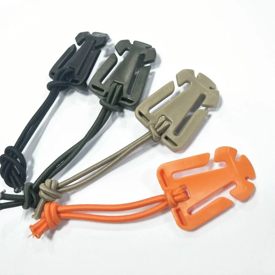 

5pcs EDC Gear Dominator Backpack Carabiner KeyRing Tactical Hook Outdoor survival Pocket hanger Tools keychain