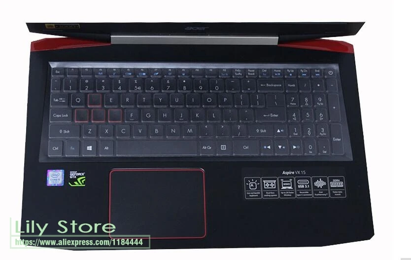 Для 15," acer деталь нитро-двигателя Himoto Redcat 5 An515-52 An515 An5 Vx 15 Vx5-591G V 17 игровой Vn7-793G 17,3 защитная накладка для клавиатуры защитная пленка - Цвет: clear